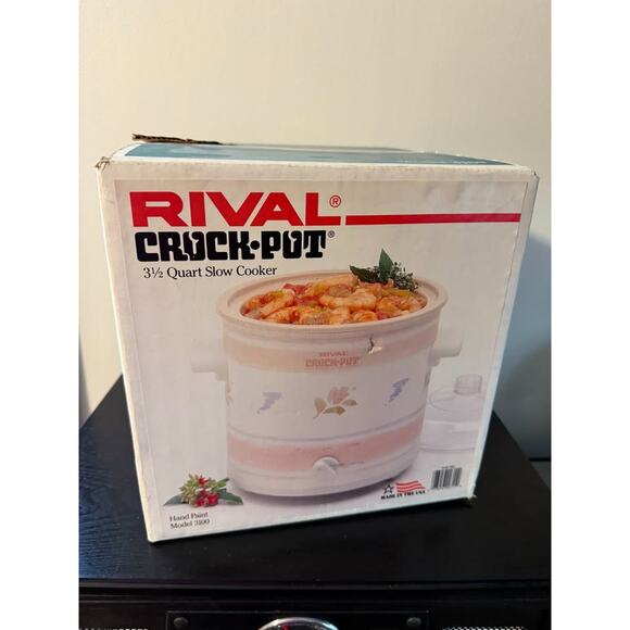 Brand New in Box Vintage Rival Crock Pot Model 3100 Slow Cooker
